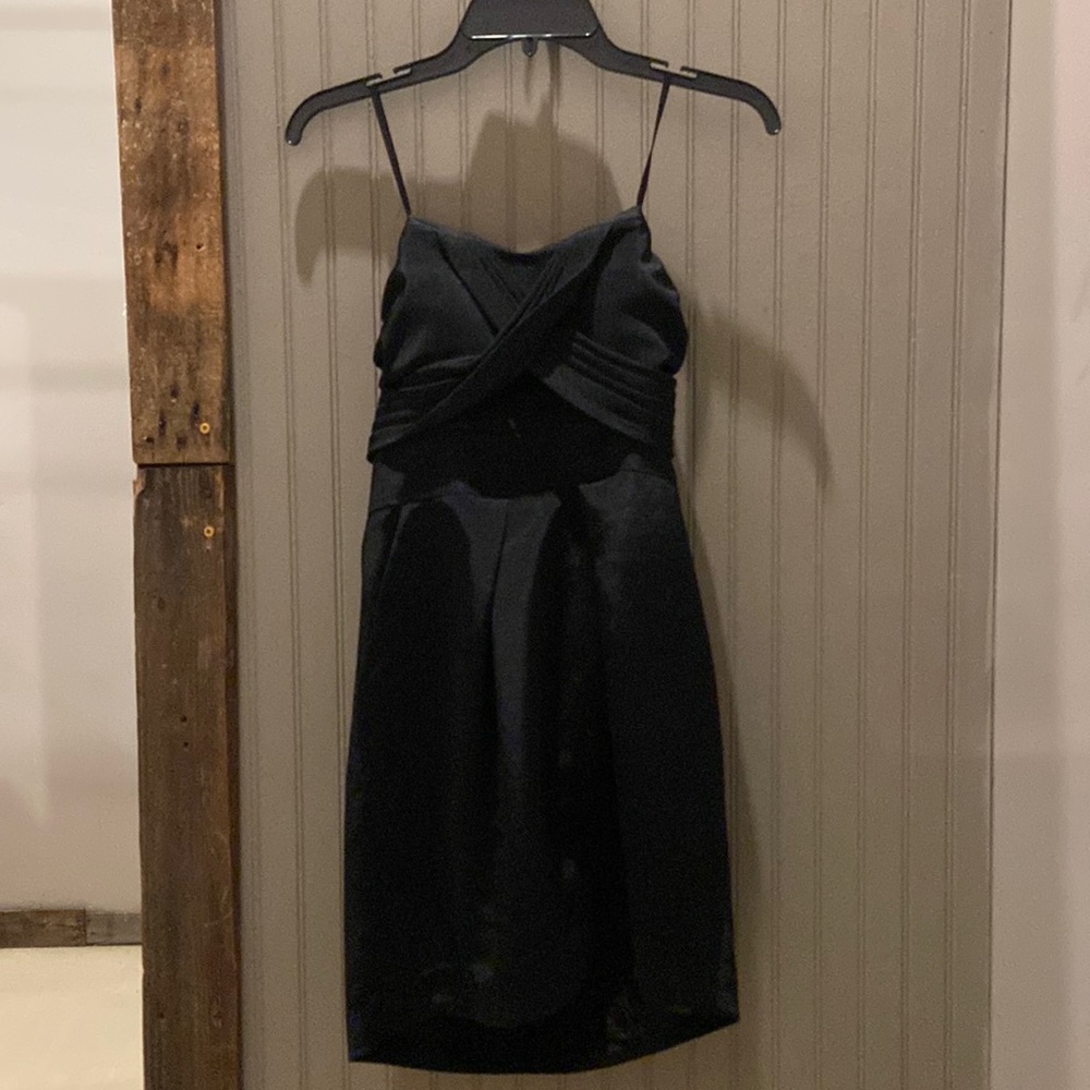 BCBG Size 8 Black Mid Length Prom Dress